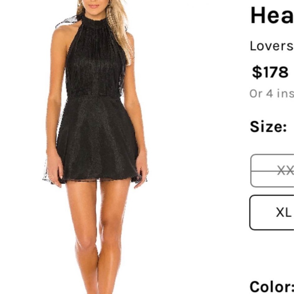 Elegant Black Halter Dress